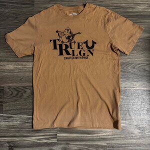 Tan/brown True Religion t-shirt